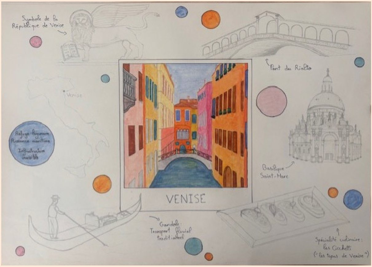 Planche design sur Venise
